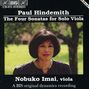 Paul Hindemith (1895-1963): Sonaten für Viola solo, CD