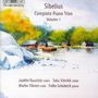 Jean Sibelius (1865-1957): Sämtliche Werke für Klaviertrio Vol.1, CD, CD