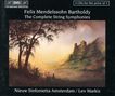 Felix Mendelssohn Bartholdy: Streichersymphonien Nr.1-12, CD,CD,CD,CD
