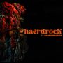Text: "haerdrock BY HAERDSMAELTA." Eine abstrakte, bunte Darstellung einer Gestalt vor schwarzem Hintergrund., CD