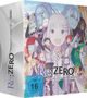 "Re:ZERO - Starting Life in Another World - Season 3" in großen Lettern. Anime-Charaktere in lebhaften Farben gruppiert., 2 Blu-ray Discs