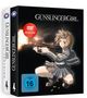 "GUNSLINGER GIRL" ist der Titel. Eine gezeichnete Figur in Schuluniform schießt mit einer Waffe. FSK 16.