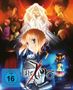 FSK ab 16 freigegeben. Fate/Zero. Anime-Illustration mit mehreren Charakteren in dramatischer Pose und leuchtenden Farben.