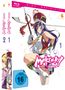 "Maken-ki! Staffel 2", "HIGH DEFINITION", "FSK ab 16 freigegeben". Anime-Illustration, weibliche Figur in bunter Uniform., 2 Blu-ray Discs