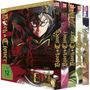 "Black Clover Staffel 2" und "FSK ab 12 freigegeben" auf einer Box mit Anime-Illustrationen und mehreren Volumes.