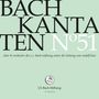"Bach Kantaten Nr. 51. Chor & Orchester der J.S. Bach-Stiftung unter der Leitung von Rudolf Lutz. Logo unten: J.S. Bach-Stiftung St.Gallen.", CD