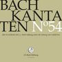 "J.S. Bach-Stiftung St. Gallen. BACH KANTATEN Nr. 54. Chor & Orchester unter Rudolf Lutz. Unten ein Logo mit Noten.", CD