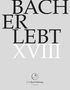 "Bach Er lebt XVIII" steht in großen Buchstaben. Unten befindet sich das Logo der J. S. Bach-Stiftung St. Gallen., 11 DVDs