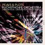 Text: "PEALS & PLOTS FUCHSTHONE ORCHESTRA CHRISTINA FUCHS CAROLINE THOM FEAT. EVI FILIPPOU". Abstrakte, bunte, geometrische Formen., CD