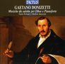 Gaetano Donizetti (1797-1848): Musik für Oboe & Klavier, CD