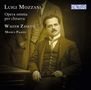 Text: Luigi Mozzani, Opera omnia per chitarra, Walter Zanetti, Monica Paolini. Ein Mann im Anzug sitzt, mit sepiafarbenem Ton.