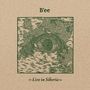 "B'ee" oben, "~: Live in Siberia :~" unten. Zentrales Bild: Zeichnung, abstrakte Formen und konzentrische Kreise., LP