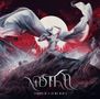 Mystik, Embers of a Dying World. Eine Figur vor einem roten, stürmischen Hintergrund mit weißen Tüchern und einem Vollmond., CD