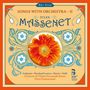 Songs with Orchestra II, Jules Massenet. Orange Blume zentriert, umgeben von blauen Mustern., CD