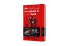 : Moleskine 12 Monate Wochen Notizkalender 2021, Alice im Wunderland Pocket/A6, Fester Einband, Karten, Buch