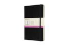 Moleskine: Moleskine Notizbuch - Doppelte Lineatur, Large/A5, Liniert-Blanko, Geb, Schwarz, Div.