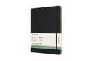: Moleskine 18 Monate Wochen Notizkalender 2021/2022, XL, 1 Wo = 1 Seite, rechts linierte Seite, Gebunden, Schwarz, Buch