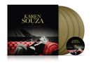 Karen Souza: Karen Souza (Box Set) (Limited Edition) (Gold Bronze Vinyl) (+ exklusivem Poster), LP,LP,LP,LP,DVD