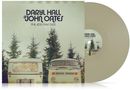 "Daryl Hall & John Oates, Philadelphia Daze." Zwei Fahrzeuge vor Tannenbäumen, Retro-Design., LP