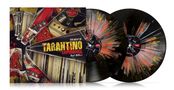 "The Best of Tarantino Experience Reel Killers" auf zerbrochenem Vinyl-Design mit Bildern von Gitarren und Autoteilen., 2 LPs