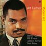 "Art Farmer Modern Art" stehen in einer modernen Schrift auf einem Hintergrund mit der Nahaufnahme eines Mannes.
