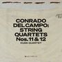 „CONRADO DEL CAMPO: STRING QUARTETS Nos. 11 & 12; KUSS QUARTET“, beige Hintergrund, unten „MARCHVIVO“., CD