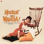 "Rockin' with Wanda!" steht in großen, auffälligen Buchstaben. Eine Frau liegt entspannt auf Kissen neben einem Schaukelstuhl., LP