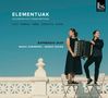 "Elementuak. Accordion Duo Transcriptions. Expresso Duo: Maria Zubimendi, Garazi Navas." Zwei Frauen mit Akkordeon., CD