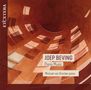 „JOEP BEVING“, „Piano Music“, „Michael van Krücker piano“. Abstrakte Illustration in warmen Brauntönen mit geometrischen Formen., CD