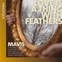 Der Text lautet: "LOVE IS A THING WITH FEATHERS." Ein goldener Rahmen spiegelt kahle Bäume wider, gehalten von einer Hand., CD