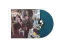 "Tom Waits Small Change" in weißer Schrift, ein Mann in einem Raum mit unordentlichem Schminktisch, neben ihm eine sitzende Frau. , LP