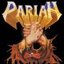 "Pariah" in goldener, metallischer Schrift oben. Zwei blutbefleckte, verbundene Hände, darunter "The Kindred" in Rot., CD
