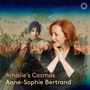 "Amalie’s Cosmos Anne-Sophie Bertrand" steht im Vordergrund. Eine Frau mit roten Haaren lächelt, neben einem Gemälde einer Frau., CD