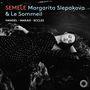 SEMELE Margarita Slepakova & Le Sommeil. Handel, Marais, Eccles. Frau in schwarz-weiß auf Felsen liegend., CD