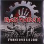 "Iron Maiden, Dynamo Open Air 2000, Live Radio Broadcast." Zahnrad-Logo, rote Hand, Menschenmenge, Crowdsurfer., LP