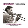 Text: "Glenn Miller & His Orchestra", "The Glenn Miller Carnegie Hall Concert", "Original Album + Bonus Tracks".  
Foto eines Mannes mit Posaune., LP