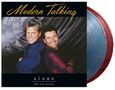 Modern Talking: Alone - The 8th Album (180g) (Limited Numbered Edition) (Blue Marbled & Red Marbled Vinyl), 2 LPs, 2 LPs