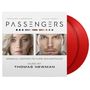 Text: "Jennifer Lawrence, Chris Pratt, Passengers, Original Motion Picture Soundtrack, Music by Thomas Newman." Gesichtsportraits.