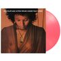 Text: "CHOCOLATE MILK/ACTION SPEAKS LOUDER THAN WORDS". Eine Frau schaut nach unten, sie trägt eine Kette. Pinke Vinyl., LP