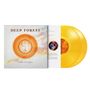 "DEEP FOREST", "made in japan". Gelbes Vinyl, CD-Cover mit orangefarbenen Symbol in der Mitte., 2 LPs