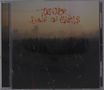 Der Text "Turnover Down on Earth" steht in roter Schrift. Im Hintergrund eine verschwommene Menschenmenge in einem Feld., CD