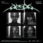"æspa, The 2nd Album 'LEMONADE' MUTANT Ver." Oben zackiges Logo, darunter vier leere CD-Hüllen. Schwarzer Hintergrund., CD