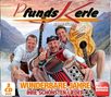 Text: "Pfundskerle spezial", "Wunderbare Jahre - Ihre schönsten Lieder", "3 CD Box", "Melodie Express".  
Drei lachende Männer mit Instrumenten vor Bergkulisse.