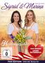 „Heimatgefühle“, „Von Herzen unser Österreich“, „FAN EDITION“. Zwei Frauen in Tracht mit Blumenstrauß., 1 CD und 1 DVD