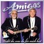 Text: "Amigos", "Weißt du, was du für mich bist". Zwei Männer in schwarzen Anzügen mit Gitarren, vor lila Hintergrund., CD