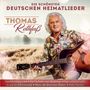 Titel: "Die schönsten deutschen Heimatlieder". Ein Mann mit Gitarre in einer Landschaft., CD