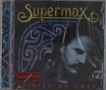 "Supermax" und "Spirits of Love" sind groß auf einer CD zu sehen. Das Cover zeigt ein Porträt eines Mannes und Muster., CD