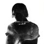 "The GHost and the MaChine" und "Sorrows" in weiß auf dunklem Hintergrund, Silhouette einer Person., CD