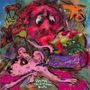Text: "Clara Luzia & The Quiet Version, Horelia". Bunte, expressionistische Illustration mit Tierfiguren und abstrakten Formen., LP