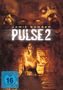 Text: "JAMIE BAMBER PULSE 2". Illustration zeigt schreiende Frau, gruselige Gesichter im Hintergrund, düstere Atmosphäre., DVD